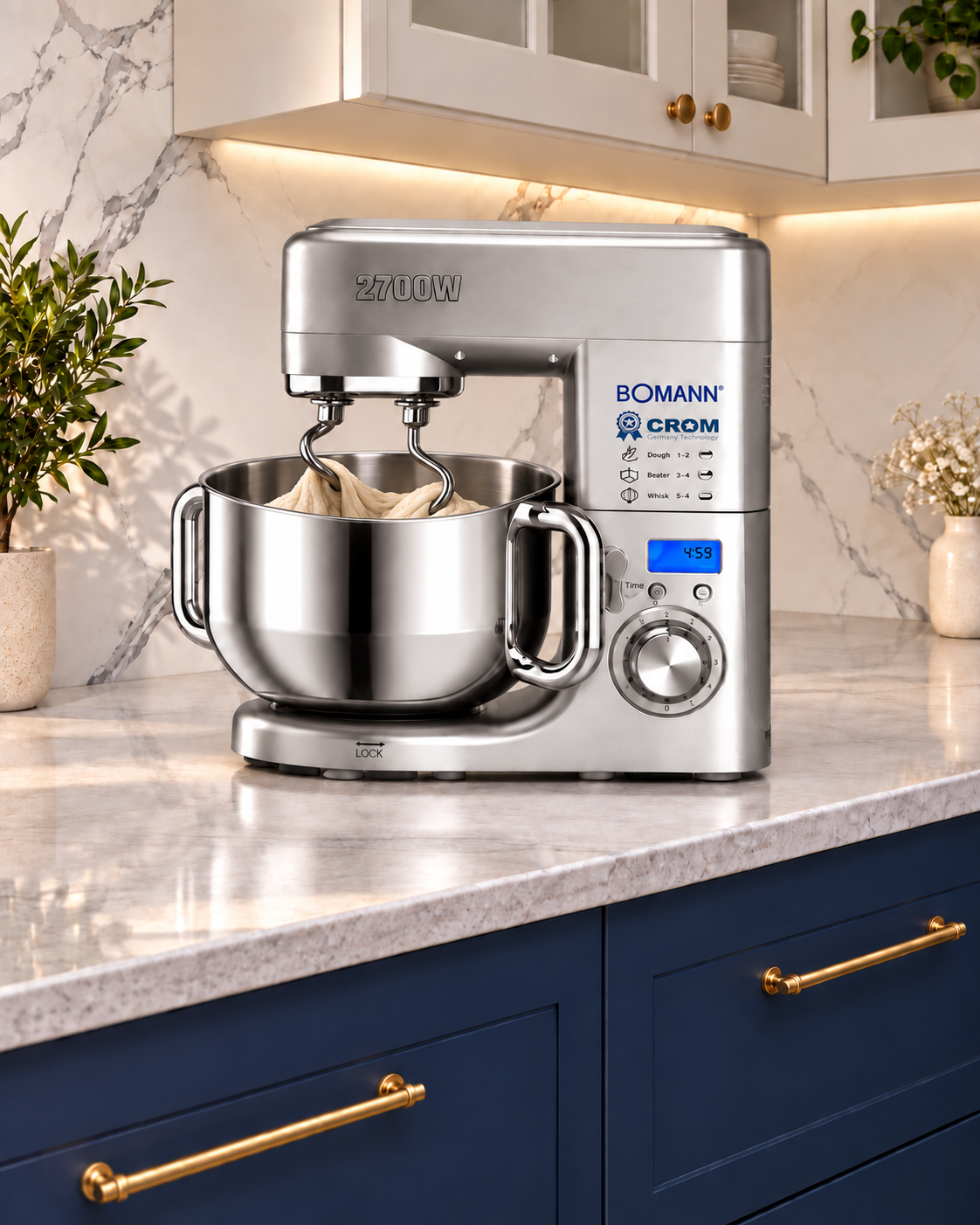 عجانة BOMANN × CROM CR‑910 الاحترافية – 2700W / 10L*